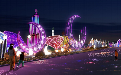 燈光成為節(jié)日標配