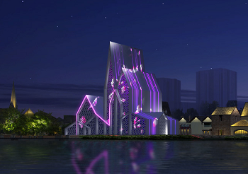 阿勒泰風情街夜景照明設計