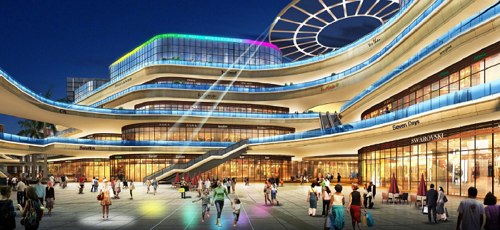 購物中心內(nèi)廣場