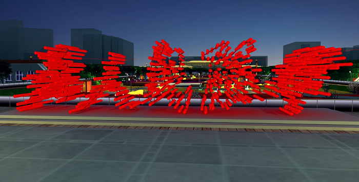 延安中軸線夜景規(guī)劃設(shè)計(jì)